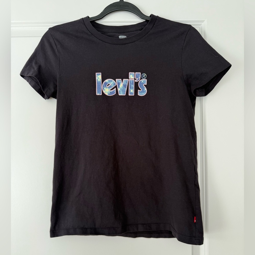 Levi's Kids Black T-Shirt with Colorful Logo